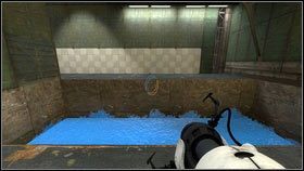 Idąc cały czas prosto dojdziesz do bariery dematerializującej [1] - Rozdział 6 - Upadek (3) | Opis przejścia Portal 2 - Portal 2 - poradnik do gry