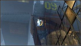 Dojdziesz w ten sposób do zniszczonego budynku - Rozdział 6 - Upadek (1) | Opis przejścia Portal 2 - Portal 2 - poradnik do gry