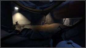 Po wylądowaniu na ziemi, idź tunelem cały czas prosto [1] - Rozdział 6 - Upadek (1) | Opis przejścia Portal 2 - Portal 2 - poradnik do gry