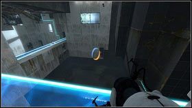 Ponownie przedostań się na most na górze, ale tym razem trzymając skrzynkę [1] - Rozdział 3 - Powrót (2) | Opis przejścia Portal 2 - Portal 2 - poradnik do gry