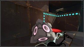 Gdy to zrobisz, podnieś skrzynkę i wskocz do portalu na dole [1] - Rozdział 2 - Zimny start (3) | Opis przejścia Portal 2 - Portal 2 - poradnik do gry