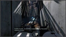 Gdy przejdziesz na drugą stronę, skręć w prawo [1] - Rozdział 1 - Komunikat (4) | Opis przejścia Portal 2 - Portal 2 - poradnik do gry