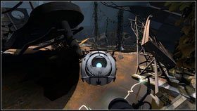 Po załadowaniu etapu, idź dalej prosto, przechodzą przez kolejne wrota [1] - Rozdział 1 - Komunikat (4) | Opis przejścia Portal 2 - Portal 2 - poradnik do gry