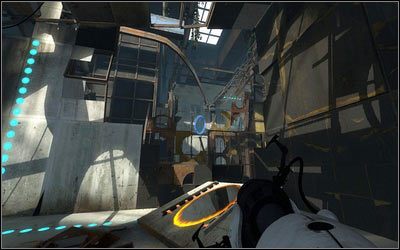 W pomieszczeniu na następnym poziomie ośrodka, ponownie spotkasz Wheatleya - Rozdział 1 - Komunikat (4) | Opis przejścia Portal 2 - Portal 2 - poradnik do gry