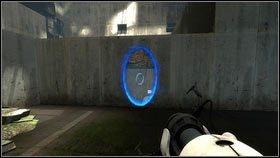 Idąc prosto dojdziesz do dużego pomieszczenia [1] - Rozdział 1 - Komunikat (3) | Opis przejścia Portal 2 - Portal 2 - poradnik do gry