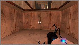 Gdy położysz obie skrzynki na czerwonych podestach, drzwi się otworzą [1] - Rozdział 1 - Komunikat (2) | Opis przejścia Portal 2 - Portal 2 - poradnik do gry