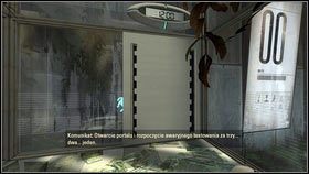Po wylądowaniu podskocz i przejdź kilka kroków do przodu [1] - Rozdział 1 - Komunikat (1) | Opis przejścia Portal 2 - Portal 2 - poradnik do gry