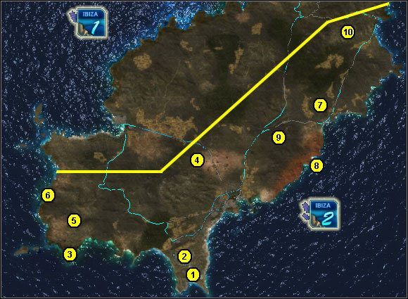 1 - Ibiza - obszar 2 | Wraki w Test Drive Unlimited 2 - Test Drive Unlimited 2 - poradnik do gry