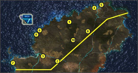 1 - Ibiza - obszar 1 | Wraki w Test Drive Unlimited 2 - Test Drive Unlimited 2 - poradnik do gry