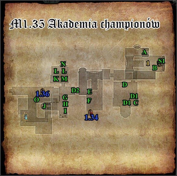 1 - [FoV - Mapy] M1.35; M1.36- Akademia championów i Przedpotopowa krypta - Divinity II: The Dragon Knight Saga - poradnik do gry