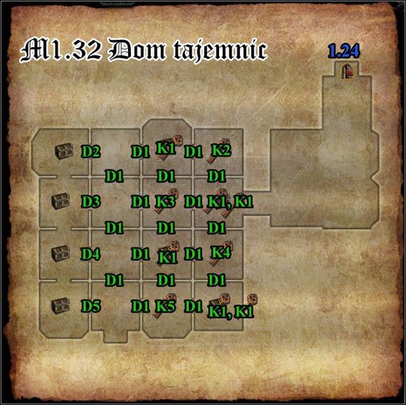 K1 Klucz do drzwi D1 - [FoV - Mapy] M1.31; M1.32- Dom Claire i Dom tajemnic | Divinity II - Divinity II: The Dragon Knight Saga - poradnik do gry