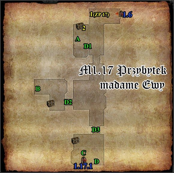 1 - [FoV - Mapy] M1.17; M1.17.1- Przybytek madame Ewy i Niesamowita piwniczka - Divinity II: The Dragon Knight Saga - poradnik do gry