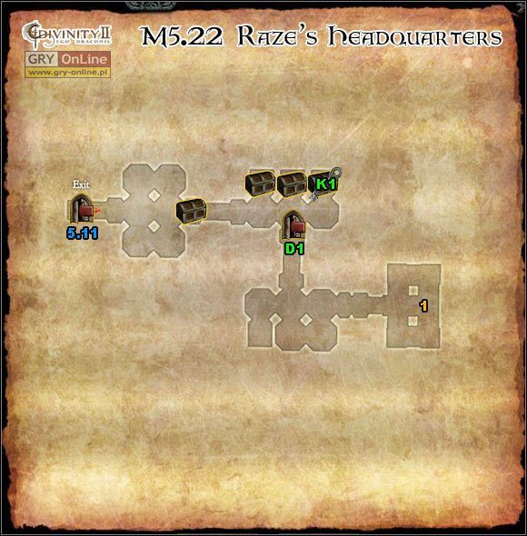1 - [ED - Mapy- Fiordy Orobaskie] M5.22; M5.23- Kwatera główna Razea i Magazyn Kali - Divinity II: The Dragon Knight Saga - poradnik do gry