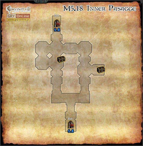 M5 - [ED - Mapy- Fiordy Orobaskie] M5.18; M5.19- Wewnętrzne przejście i Kwatera główna Stonea - Divinity II: The Dragon Knight Saga - poradnik do gry