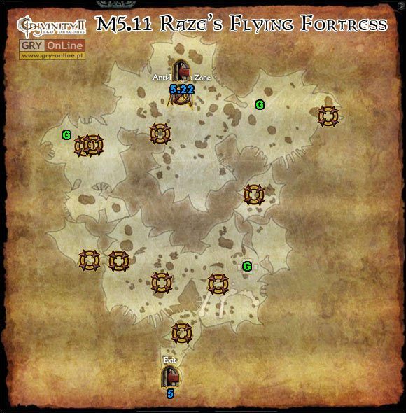 G Generatory - [ED - Mapy- Fiordy Orobaskie] M5.10; M5.11- Jaskinia morałów i Powietrzna forteca Razea - Divinity II: The Dragon Knight Saga - poradnik do gry