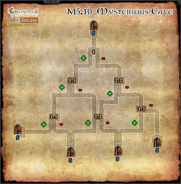 1 - [ED - Mapy- Fiordy Orobaskie] M5.10; M5.11- Jaskinia morałów i Powietrzna forteca Razea - Divinity II: The Dragon Knight Saga - poradnik do gry