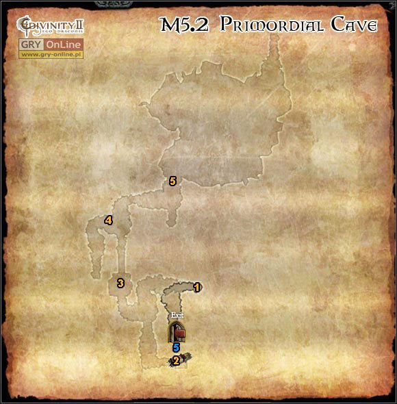 1 - [ED - Mapy- Fiordy Orobaskie] M5.2; M5.3- Pierwotna jaskinia i Złowroga pieczara - Divinity II: The Dragon Knight Saga - poradnik do gry