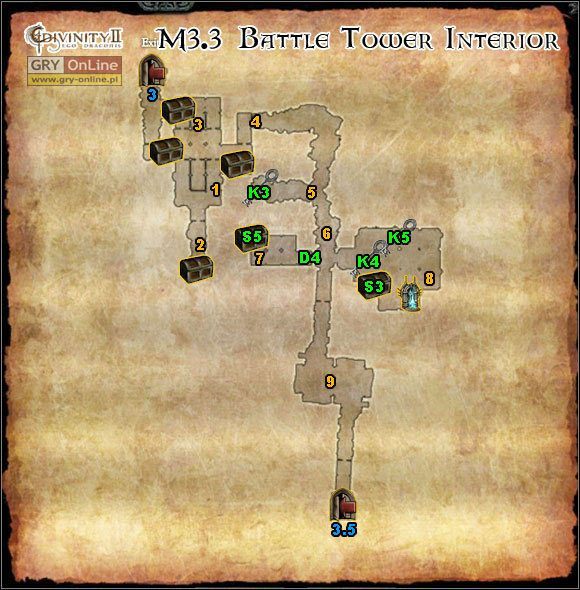 1 - [ED - Mapy- Wyspa Strażnika] M3.2; M3.3; M3.4 - Gabinet Laikena; Koszary bandytów i Zapomniana jaskinia - Divinity II: The Dragon Knight Saga - poradnik do gry