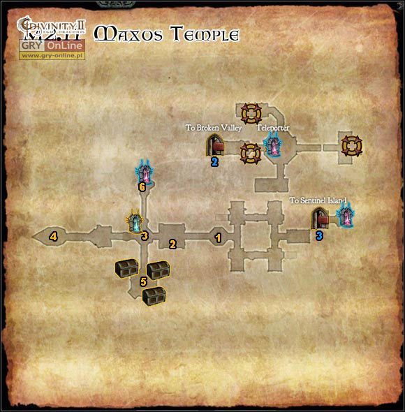 1 - [ED - Mapy- Złamana Dolina] M2.10; M2.11- Jaskinia bandytów i Świątynia Maxosa - Divinity II: The Dragon Knight Saga - poradnik do gry
