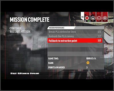 Po każdej zakończonej misji, niezależnie od tego czy wchodziła ona w skład kampanii czy była pojedynczym scenariuszem, przyznawana jest ranga (powyższy screen) - Rozwój postaci - Porady - Operation Flashpoint: Red River - poradnik do gry