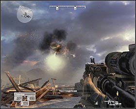 Po kilku chwilach dowiesz się o wrogim śmigłowcu zmierzającym w tę stronę - Misja 10 - End of the Beginning (2) - Opis przejścia gry - Operation Flashpoint: Red River - poradnik do gry