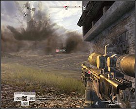 Jako cele ataku z powietrza najlepiej jest wybrać budynki zlokalizowane bezpośrednio na wschód stąd, bo to ten obszar będziesz już wkrótce próbował przejąć #1 - Misja 10 - End of the Beginning (1) - Opis przejścia gry - Operation Flashpoint: Red River - poradnik do gry