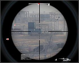 Proponuję skierować się teraz na północny-wschód i ustawić przy skałach #1 - Misja 10 - End of the Beginning (1) - Opis przejścia gry - Operation Flashpoint: Red River - poradnik do gry