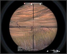 Musisz się niestety liczyć z tym, że pozbycie się snajperów może doprowadzić do pojawienia się w okolicy wrogiego śmigłowca transportowego #1 - Misja 9 - Vantage Point (2) - Opis przejścia gry - Operation Flashpoint: Red River - poradnik do gry