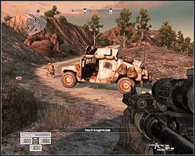 Wrogi śmigłowiec powinien patrolować obszar nad obserwatorium #1 - Misja 9 - Vantage Point (2) - Opis przejścia gry - Operation Flashpoint: Red River - poradnik do gry