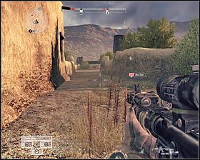 Ruszaj teraz na północny-wschód, wybierając następnie ścieżkę prowadzącą na wschód #1 - Misja 8 - 1st and 10, Lets Do It Again (2) - Opis przejścia gry - Operation Flashpoint: Red River - poradnik do gry