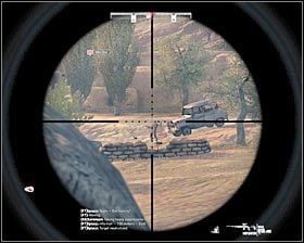 Nie radzę pozostawać w pobliżu łazika, gdyż ten może eksplodować i tym samym doprowadzić do zadania poważnych obrażeń członkom Twojej drużyny - Misja 8 - 1st and 10, Lets Do It Again (1) - Opis przejścia gry - Operation Flashpoint: Red River - poradnik do gry