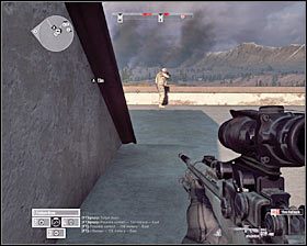 Odszukaj wejście do północnego budynku i skorzystaj z klatki schodowej w celu przedostania się na wyższe piętro - Misja 7 - Line in the Sand (2) - Opis przejścia gry - Operation Flashpoint: Red River - poradnik do gry