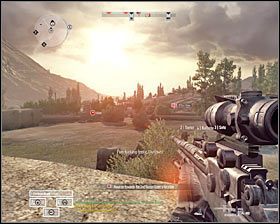 Kontynuuj prowadzenie ostrzału, skupiając się na eliminacji żołnierzy z wyrzutniami rakiet - Misja 7 - Line in the Sand (1) - Opis przejścia gry - Operation Flashpoint: Red River - poradnik do gry