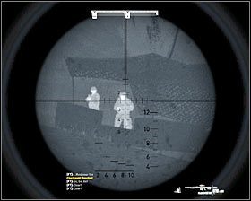 Kolejne zabudowania usytuowane są na północ stąd i dobrze byłoby je ostrzelać z dachu jednego z budynków #1 - Misja 6 - Careful What You Wish For... (2) - Opis przejścia gry - Operation Flashpoint: Red River - poradnik do gry