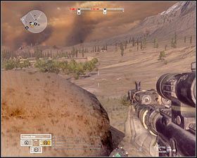 Po dotarciu do celu zainteresuj się składzikiem amunicji zlokalizowanym niedaleko studni #1 - Misja 5 - The Wrong Way (1) - Opis przejścia gry - Operation Flashpoint: Red River - poradnik do gry