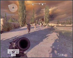 Misja ma bardzo defensywny charakter, tak więc licz się z tym, że praktycznie przez cały czas będziesz się musiał bronić przed nadciągającymi oddziałami wroga - Misja 5 - The Wrong Way (1) - Opis przejścia gry - Operation Flashpoint: Red River - poradnik do gry