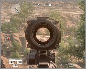 Do aktualnego celu Twojej misji prowadzi większy most, ALE nie warto się tam od razu zbliżać, bo znalazłbyś się pod zmasowanym ostrzałem wroga - Misja 4 - Almost Too Easy (2) - Opis przejścia gry - Operation Flashpoint: Red River - poradnik do gry