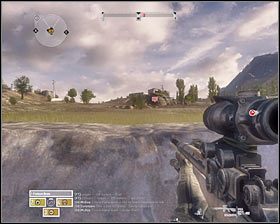 Kontynuuj przemarsz na północny-wschód, zachowując ostrożność po dotarciu do pierwszej grupy zabudowań #1 - Misja 3 - The Human Terrain (2) - Opis przejścia gry - Operation Flashpoint: Red River - poradnik do gry