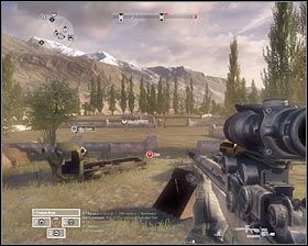 Docelowo musisz dotrzeć do jednego z większych budynków zlokalizowanych na wschód od skrzyżowania #1 - Misja 3 - The Human Terrain (1) - Opis przejścia gry - Operation Flashpoint: Red River - poradnik do gry