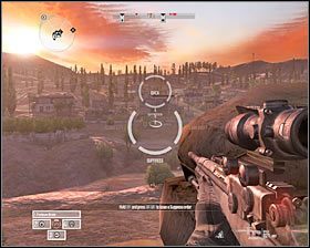 Wyjdź po schodach na górę i rozkaż swoim podwładnym żeby rozstawili się przy workach z piaskiem #1 - Misja 1 - Welcome to Tajikistan (2) - Opis przejścia gry - Operation Flashpoint: Red River - poradnik do gry