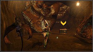 Skrzynka w grobowcu, w zaułku za ghulami [M4 - Miasto Miraży | Znajdźki | Faery Legends of Avalon - Faery: Legends of Avalon - poradnik do gry