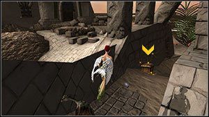 Skrzynka w alejce prowadzącej na szczyt dzielnicy bogaczy [M4 - Miasto Miraży | Znajdźki | Faery Legends of Avalon - Faery: Legends of Avalon - poradnik do gry