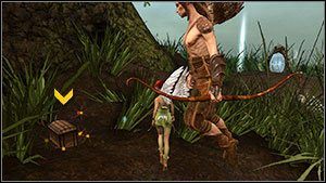 Skrzynka przy drzewie niedaleko wnyków [M2 - Yggdrasil | Znajdźki | Faery Legends of Avalon - Faery: Legends of Avalon - poradnik do gry