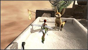 Porozmawiaj z fenkiem, a okaże się, że to jest właśnie tkaczka Julie, zaklęta w liska przez mściwego dżina [Z4 - Zadania główne | Miasto Miraży | Faery Legends of Avalon - Faery: Legends of Avalon - poradnik do gry