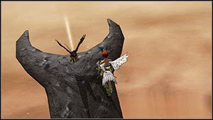 Porozmawiaj ze sfinksem, a ten dowie się od skarabeusza skąd wynika jego destruktywne zachowanie - Zadania główne | Miasto Miraży | Faery Legends of Avalon - Faery: Legends of Avalon - poradnik do gry