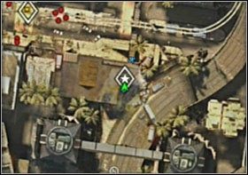 Intel #1: znajdziesz go na stoliku z parasolką obok schodów, którymi zejdziesz na główną ulicę - Intel (1) | Sekrety SOCOM Polskie Siły Specjalne - SOCOM: Polskie Siły Specjalne - poradnik do gry