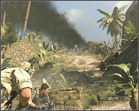 Chcąc pokonać wzniesienie, z którego przed momentem zbiegali oponenci, zostaniesz zaatakowany przez kolejnych - Onslaught | Opis przejścia SOCOM Polskie Siły Specjalne - SOCOM: Polskie Siły Specjalne - poradnik do gry