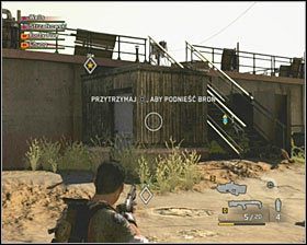 Gdy zrobi się spokojniej rozpocznij stopniowe napieranie, a gdy nadarzy się okazja, wbiegnij na dach, na którym przed momentem stacjonowali oznaczeni oponenci - Means to an End | Opis przejścia SOCOM Polskie Siły Specjalne - SOCOM: Polskie Siły Specjalne - poradnik do gry