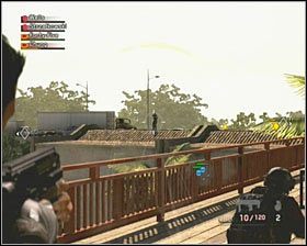 Wyjdź na balkon i załatw napastników - Means to an End | Opis przejścia SOCOM Polskie Siły Specjalne - SOCOM: Polskie Siły Specjalne - poradnik do gry