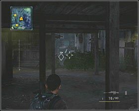 Następnie skręć w prawo pomiędzy budynki i idź cały czas przed siebie, nie obawiając się nieprzyjaciół - Safehouse | Opis przejścia SOCOM Polskie Siły Specjalne - SOCOM: Polskie Siły Specjalne - poradnik do gry